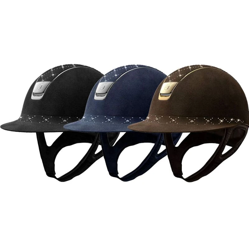 Helmet Samshield Miss Shield Alcantara Lozenge Chrome 3 Helmet Samshield Miss Shield Alcantara Lozenge Chrome