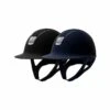 Helmet Samshield Miss Shield Shadowmatt Crystal Fabric Chrome Silver -Equestrian Equipment Store S088 Samshield Miss Shield Shadowmatt Shadowmatt Crystal Fabric Silver overzicht