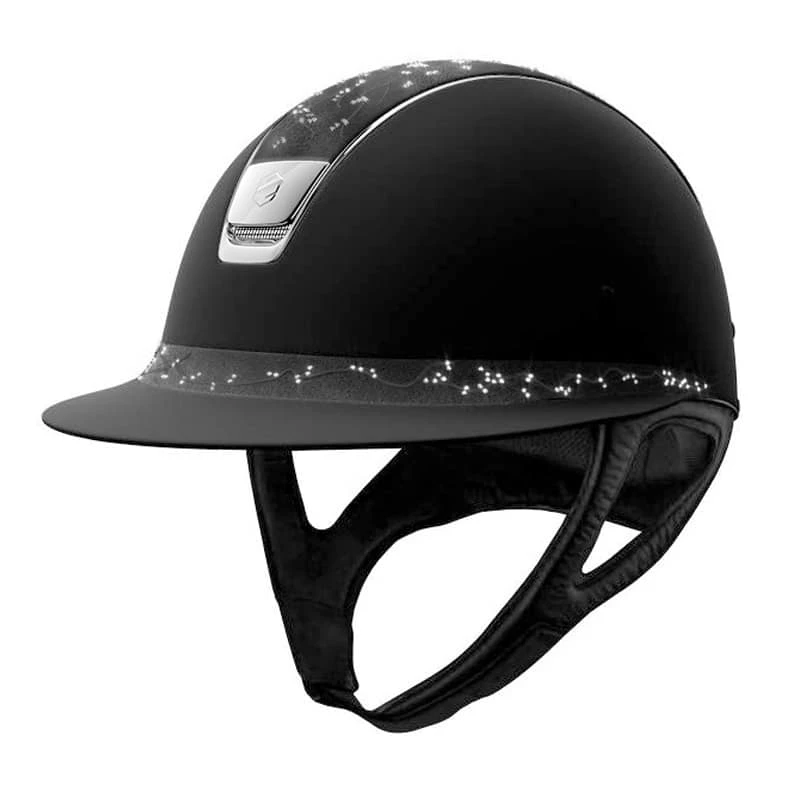 Helmet Samshield Miss Shield Shadowmatt Crystal Leaf Chrome Silver 4 Helmet Samshield Miss Shield Shadowmatt Crystal Leaf Chrome Silver - Image 2