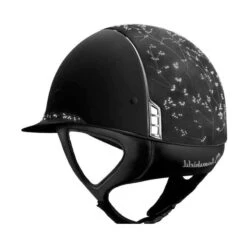 Helmet Samshield Miss Shield Shadowmatt Crystal Leaf Chrome Silver 11 Helmet Samshield Miss Shield Shadowmatt Crystal Leaf Chrome Silver -Equestrian Equipment Store S107 Miss Shield Shadowmatt Crystal Leaf Chrome Black 2