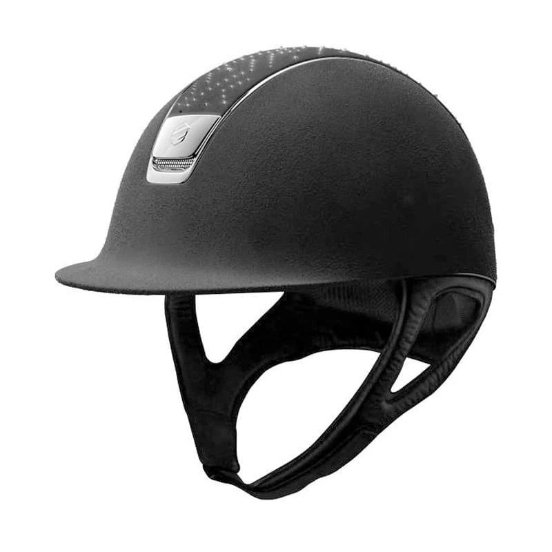 Helmet Samshield Alcantara Aztec Chrome Silver 4 Helmet Samshield Alcantara Aztec Chrome Silver - Image 2