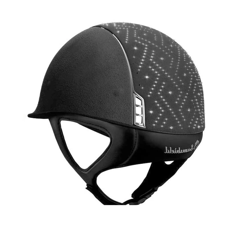 Helmet Samshield Alcantara Aztec Chrome Silver 7 Helmet Samshield Alcantara Aztec Chrome Silver - Image 5