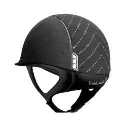 Helmet Samshield Alcantara Chevron Chrome Silver 15 Helmet Samshield Alcantara Chevron Chrome Silver -Equestrian Equipment Store S110 Standard Alcantara Chevron Chrome Black 2