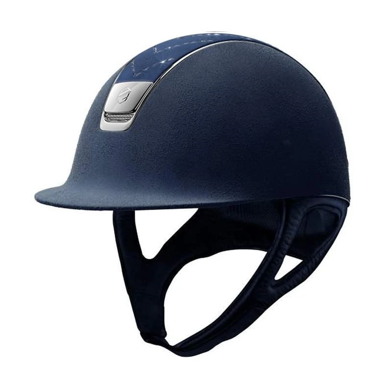 Helmet Samshield Alcantara Chevron Chrome Silver 8 Helmet Samshield Alcantara Chevron Chrome Silver - Image 6