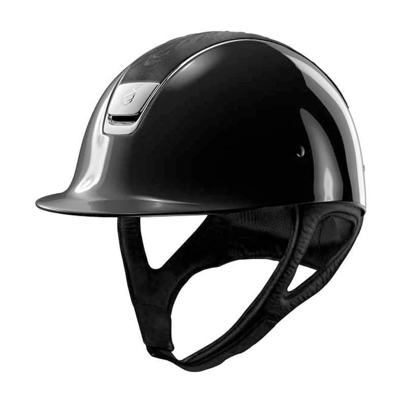 Helmet Samshield Glossy Flower Embroidery Chrome Silver 4 Helmet Samshield Glossy Flower Embroidery Chrome Silver - Image 2