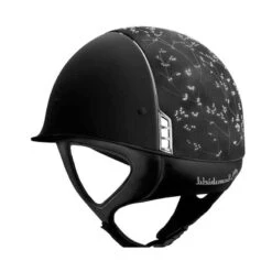 Helmet Samshield Shadowmatt Crystal Leaf Chrome Silver 11 Helmet Samshield Shadowmatt Crystal Leaf Chrome Silver -Equestrian Equipment Store S119 Standard Shadowmatt Crystal Leaf Chrome Black 2