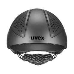 Helmet Uvex Exxential II 30 Helmet Uvex Exxential II -Equestrian Equipment Store Uvex Exxential2 Antracite Front
