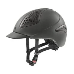 Helmet Uvex Exxential II 29 Helmet Uvex Exxential II -Equestrian Equipment Store Uvex Exxential2 Antracite Side