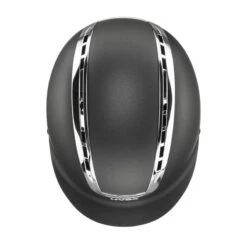 Helmet Uvex Suxxeed Chrome -Equestrian Equipment Store Uvex Suxxeed Chrome Black Mat Silver Top
