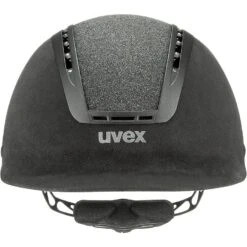 Helmet Uvex Suxxeed Glamour 18 Helmet Uvex Suxxeed Glamour -Equestrian Equipment Store Uvex Suxxeed Glamour Black Front